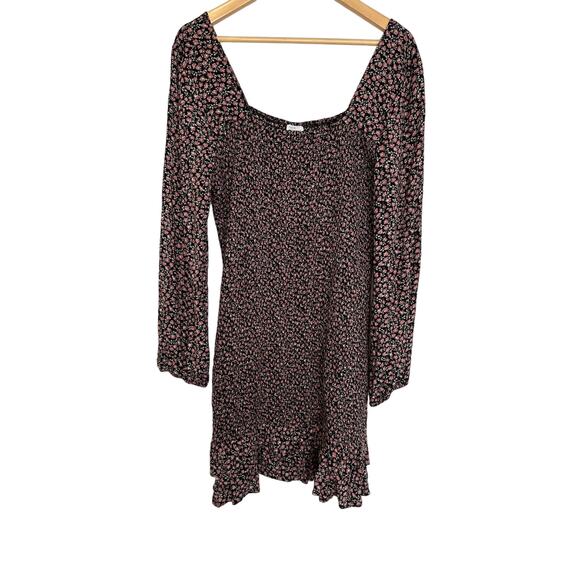 Tillys West Of Melrose Garden Party Smocked Ruffle Hem Mini Dress XL NWT - Picture 4 of 9